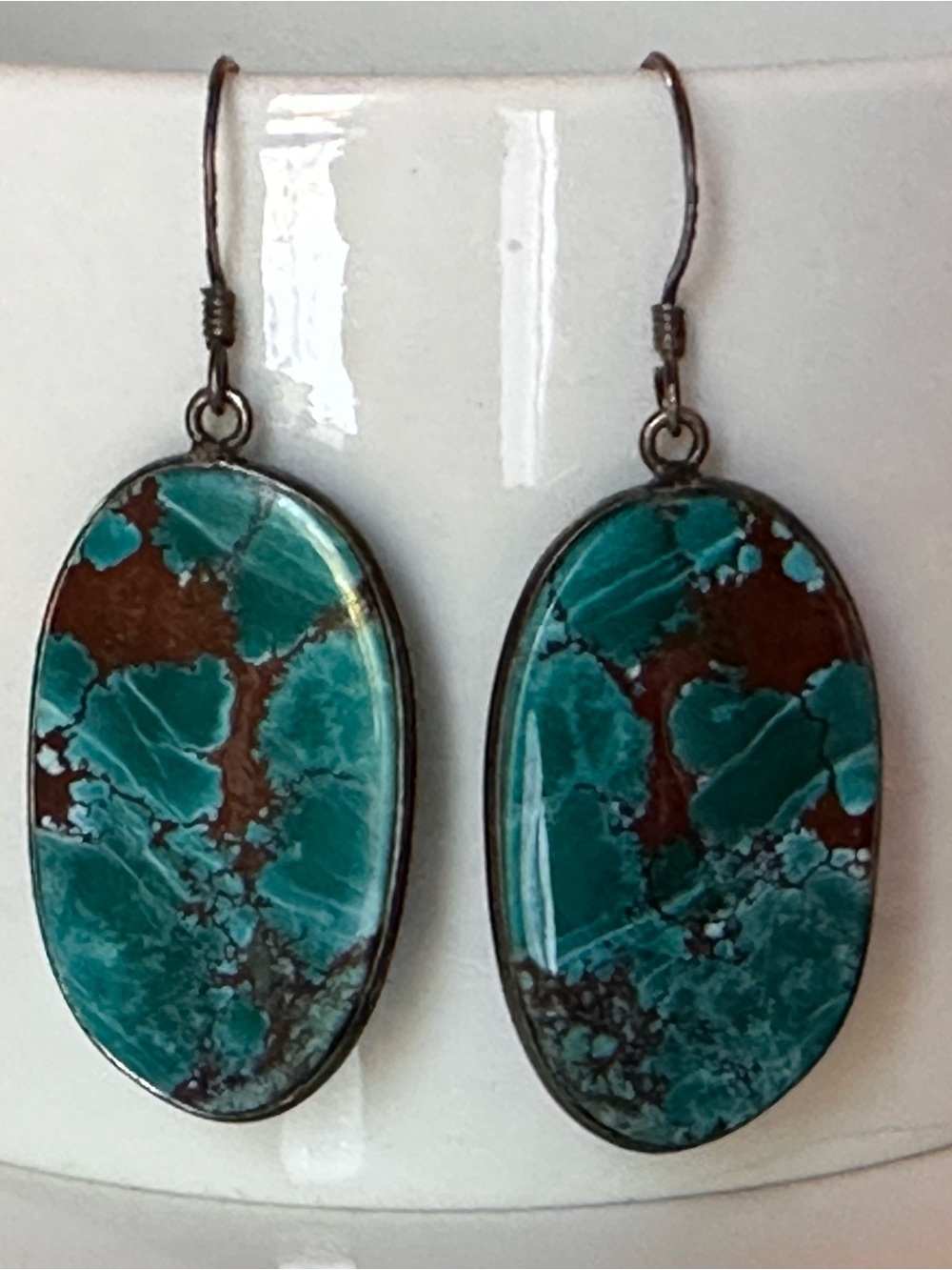 Chrysocolla earrings